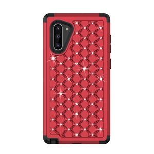 For Samsung S10 Diamond Stars Silicon PC Back Case Safe Shockproof Phone Case Back Bag Cover for Samsung Galaxy S10