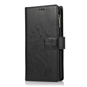 For Samsung S10E Case Multifunction 2 in 1 Wallet Card flower printing PU Leather Case Flip Smart Phone Bag Cover