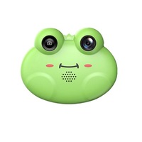 Frog Mini Children Digital HD Camera Single Lens SLR Toy Camera(Green)