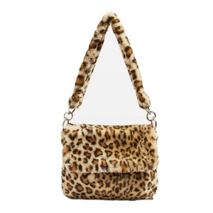 Fur Bag animal print leopard bag women ladies winter warm crossbody bags famous Brand Large Capacity shoudler Clutch