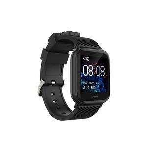 G20 Intelligent Bluetooth Ring Step Motion Heart Rate Waterproof Watch - BLACK