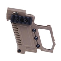 GB37 Tactical Air Gun Equipment Carbine Kit Mount For CS G17 18 19 Airsoft Water Cannon MUDCOLOR COLOR