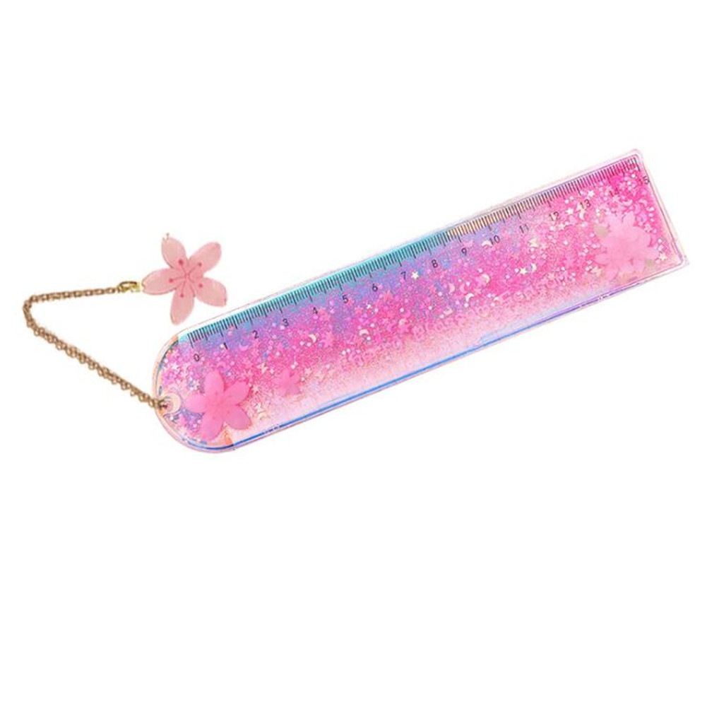 Buy Girl Ruler Flow Sand Ruler Oil Flow Ruler Sweet Ruler Girl Drawing ...