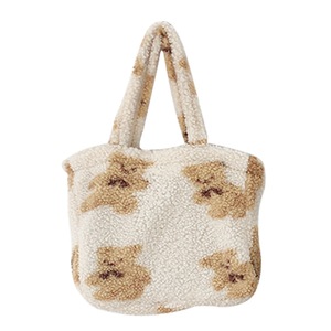 Girls School Bear Top-handle Bag Shoulder Totes Korean Street Shopping Handbag Fashion Exquisite Shopping Bag
