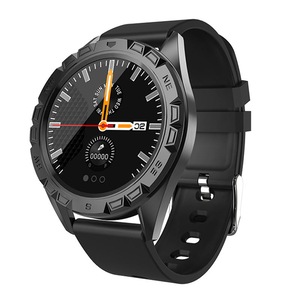 GT105 Heart Rate Blood Pressure Oxygen Monitor Weather Push Brightness Adjust Smart Watch