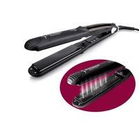 Hair Straightener Steam Hair Straightener Spray Electric Splint Tourmaline Ceramic Splint Wet and Dry for All Types of Hair