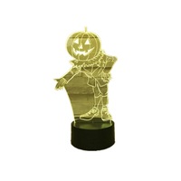 Halloween Pumpkins Shape USB Battery Powered 3D Atmosphere Night Light Halloween Pumpkin