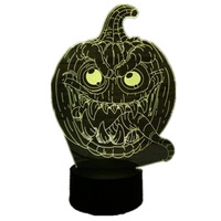 Halloween Pumpkins Shape USB Battery Powered 3D Atmosphere Night Light Halloween Pumpkin2