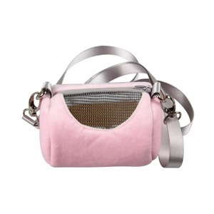 Hamster Carrier Bag Small Pet Outing Hamster Cylinder Shoulder Bag Guinea Warm Breathable Bed Squirrel Hedgehog House Cage Nest