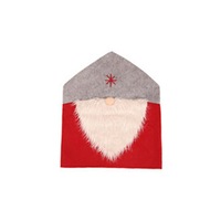 Happy New Year Merry Christmas Santa Claus Cap Table Chair Covers Red Hat Back Chair Covers Christmas Decorations for Home