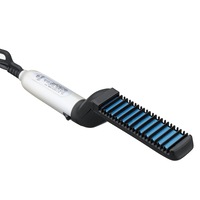Head Massager Comb Quick Hair Styler for Men Aolvo Pro Curling Iron Side Straighter Hair Comb Hairdresser Volumize Hair Multifunctional Hair Curler