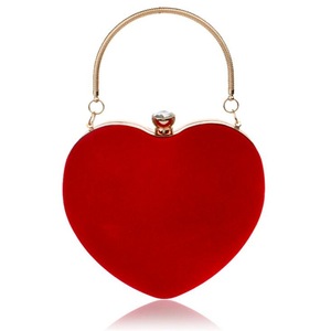 Heart Shaped Chain Single Shoulder Bag Ladies Handbag Messenger Bag