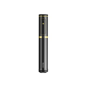 Hidden Triangle Selfie Stick Bluetooth Camera Stand Mobile Phone Selfie Stick Bag Wireless Remote Control-Gold