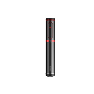 Hidden Triangle Selfie Stick Bluetooth Camera Stand Mobile Phone Selfie Stick Bag Wireless Remote Control-Red
