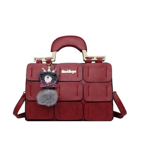 High quality women bag suture Boston bag inclined shoulder bag women leather handbags Travel Bags