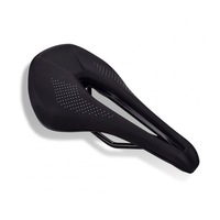 Highway Bike Cushion Mountain Bike Saddle Hollow Riding Racing Bike Seat Matte black_250mmx150mm