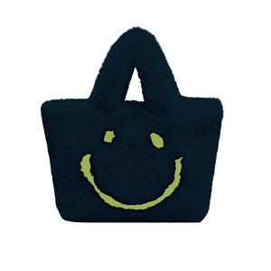 Hot women Fur Plush Messenger Bag smile Mini Artificial Fur Handbags winter Cross Body Comfortable Cute Bag Shoulder Bag
