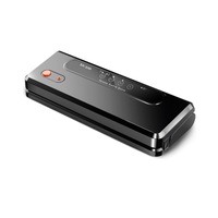 Household Automatic Vacuum Plastic Sealing Machine Dry and Wet Preservation Machine Food Packaging Machine-Black