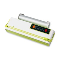 Household Food Machinery Packaging Machine Vacuum Pump Vacuum Sealing Machine with Storage Bag-White