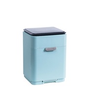 Household Large Capacity Double Layer Tableware Storage Box with Lid Dust-proof Dishes Drain Rack Anti-bacteria Plastic Cupboard