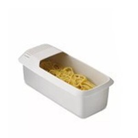 Household Rectangular Drainable Noodle Cooker Microwave Noodle Draining Tool Kitchen Filter Box Macaroni Instant Noodle Box