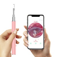 In Ear Cleaning Endoscopes Spoon Mini Cameras Ear Picker Ear Wax Removal Visual Ear Mouth Nose Otoscope Support Android PC