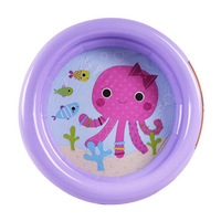 Inflatable Swimming Pool 61X15cm Baby Kids Summer Bath Tub Child Play Turtle Pool PURPLE COLOR