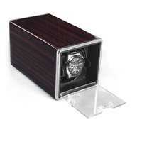 Intelligent Mechanical Watch Fully Automatic Winding Box Shaker Rotating Watch Box Anti-magnetization-Black