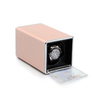 Intelligent Mechanical Watch Fully Automatic Winding Box Shaker Rotating Watch Box Anti-magnetization-Pink
