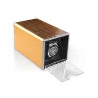 Intelligent Mechanical Watch Fully Automatic Winding Box Shaker Rotating Watch Box Anti-magnetization-Gold