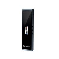 Intelligent Portable Voice Translator Device Multi Languages in Real Time Photo Translations for Travel Learning Off-Line Business-Grey