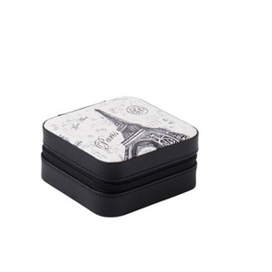 jewlery organizer for lipstick/ necklace/ earring ,leather jewelry accessories/ cosmetic storage box, new portable fashion bag
