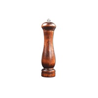 2PCS 8 Inch Kitchen Pepper Grinder Solid Wood Manual Pepper Grinder Black Pepper Grinder Gadget