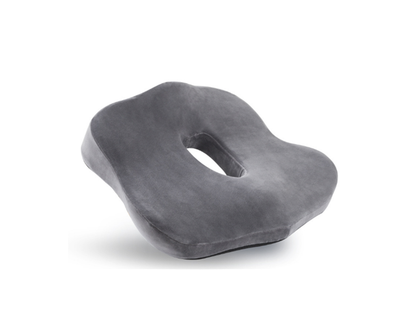 Memory Foam Anti-hemorrhoids Cushion Office Beautiful Buttocks Hollow Chair Cushion Detachable Butterfly Non-slip Cushion-Grey