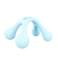 JunChang Small Devil Claw Massager Massage Stick Acupoint Massager Can Relieve Fatigue Meridian Massage-Blue