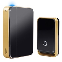 K06B Self-powered Wireless Doorbell Waterproof No Battery Smart Home Door Bell Chime 1 Transmitter 1 Receiver