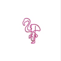 Kawaii Pink Animal Shape Metal Bookmark Clip Memo Clip Paper Clip Bookmark DIY Novelty Office Learn Stationery