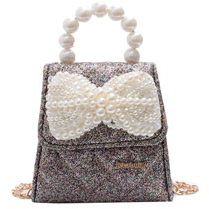 Kids Mini Clutch Purse Cute Pu Leather Girls Princess Messenger Bag Baby Girl Small Coin Pouch Pearl Hand Bags Gift