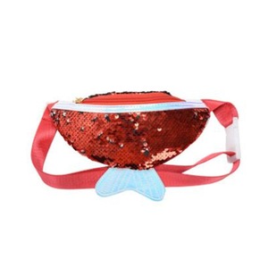 Kids Sequin Fanny Pack For Girl Summer Coin Purse Small Belt Bag Shiny Mermaid Waist Pack Children Beach Bag