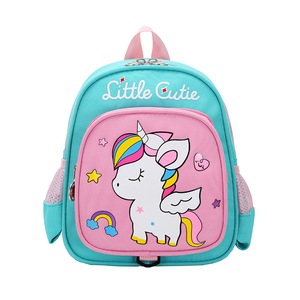 Kindergarten Schoolbag Boy Daughter Child Baby Cartoon Cute Baby Double Shoulder Anti Lost Backpack Rugzak Book Bag