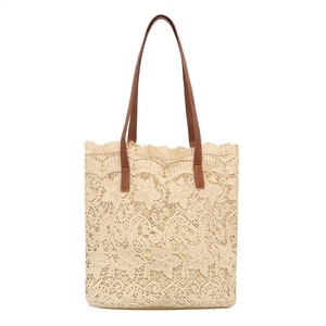 Lace Hollow Out Shoulder Bag Women Handbags Summer Beach Casual Totes Bags for Women Top-handle Bag