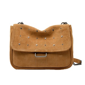 Ladies New Rivet Stray Shoulder Bag Large Capacity Lady's Chain Crossbody Bag Leather Women Designer Purses and Handbag