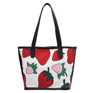 Ladies Simple Versatile Bag Fashion Print Shopping Bags Reusable Women Tote Big Capacity Travel Handbags