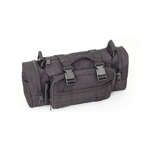 Large Capacity Sports Outdoor Leisure Pockets Photography SLR Camera Multi-function Shoulder Bag Waist Bag black_15 inches