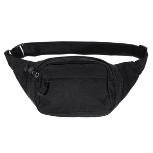 Large Capacity Sports Waist Bag Phone Bag Crossnody Bag For Outdoor Sports Hiking Jogging Running BLACK COLOR
