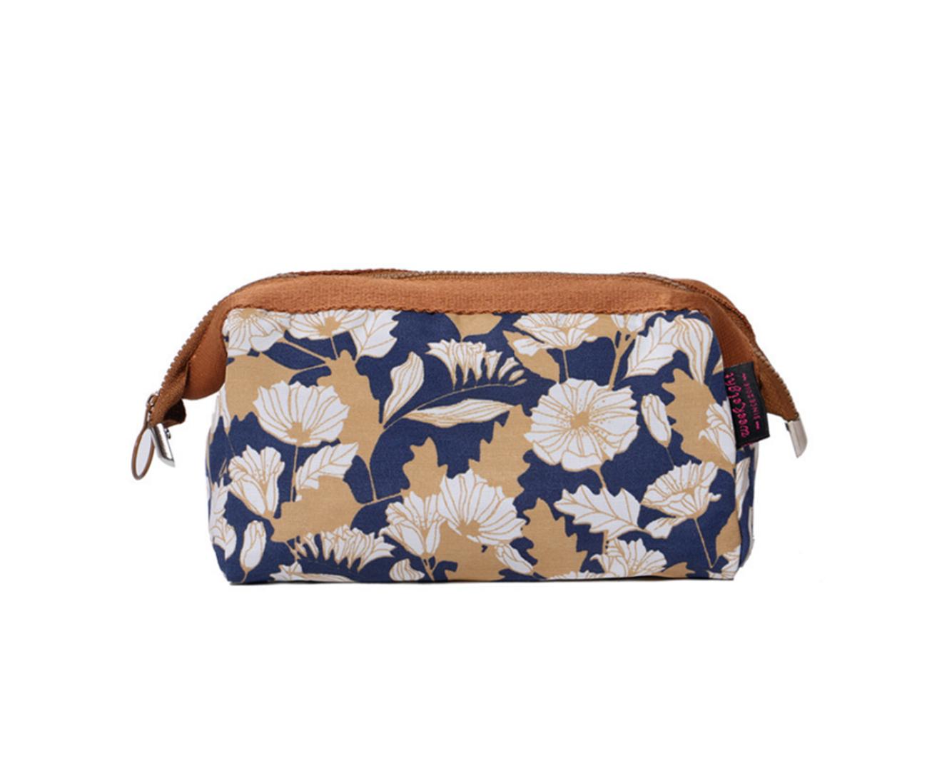Large-Capacity Sundry Bag Multifunctional Hand-Held Portable Cosmetic Bag - Sky Blue