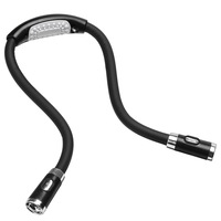 LED Neck Light Battery Operated Knitting Crocheting Lamp Book Reading Led BLACK COLOR