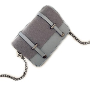 Leisure Fashion PU Leather Slant Shoulder Bag(Blue)