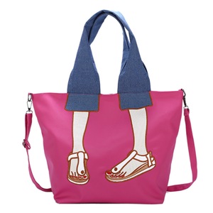 Leisure Fashion PU Slant Shoulder Bag Handbag(Rose Red)