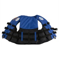 Life Jacket Adult Swimming Polyester Foam Life Jacket Vest Whistle Prevention Flood Waterproof-XL BLUE COLOR